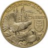 Купить Словакия 5 евро 2024 "Глухарь" в капсуле