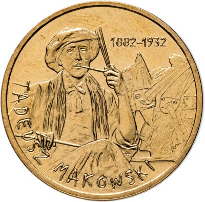 купить Польша 2 злотых 2005 "Польские художники - Тадеуш Маковский"