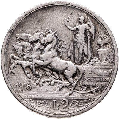купить Италия 2 лиры 1916