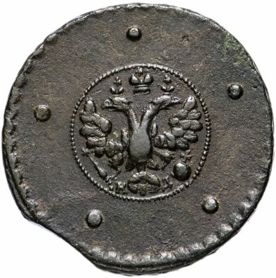 Купить 5 копеек 1727 года КД КОПЪЕКЬ