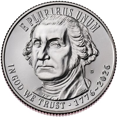 купить США 1/4 доллара (25 центов, квотер) 2026 D "250 лет независимости США. Война за независимость", знак монетного двора: "D" - Денвер