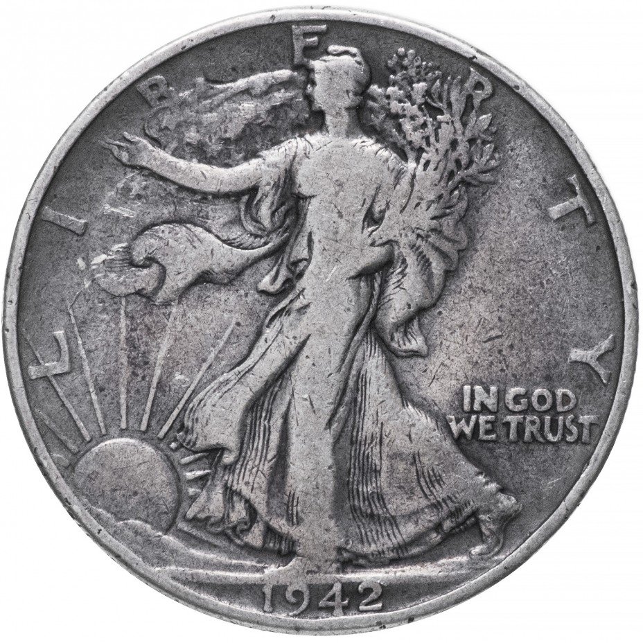 купить США 1/2 доллара (50 центов) 1942
