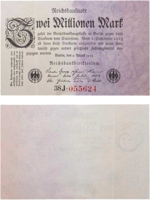 купить Германия 2000000 марок 1923