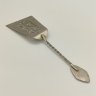 Купить Лопатка сервировочная с прорезным декором, сталь, эмаль, СССР, 1970-1990 гг.