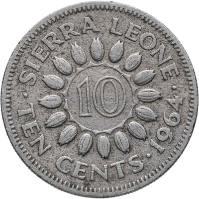 купить Сьерра-Леоне 10 центов (cents) 1964