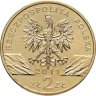 Купить Польша 2 злотых 2011 [KM#Y.762] Животный мир Польши. Европейский бaрсук