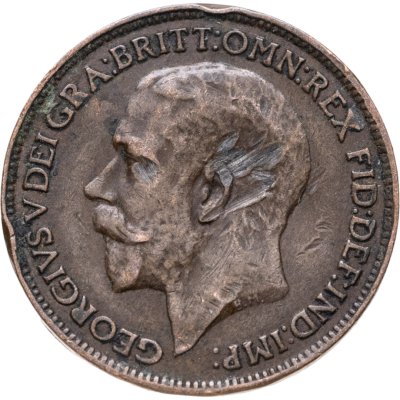 купить Великобритания 1 фартинг (farthing) 1924