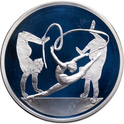 купить Греция 10 евро 2004 Proof "XXVIII летние Олимпийские Игры, Афины 2004 - Художественная гимнастика"