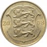 Купить Эстония 1 крона (kroon) 2008 "90 лет Эстонской республике"