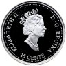 Купить Канада 25 центов 1999 Proof "Октябрь 1999, Миллениум - Дань первым нациям" в футляре