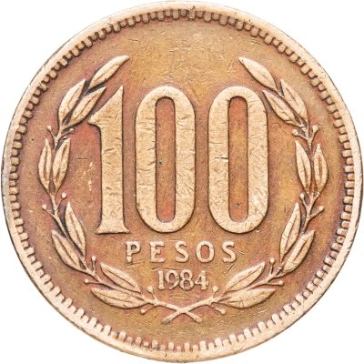 купить Чили 100 песо (pesos) 1984