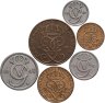 Купить Швеция набор монет 1-50 эре 1947-1950 (6 шт.)