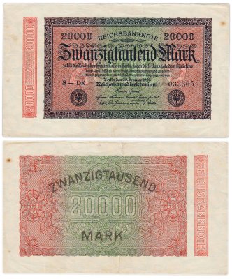 купить Германия 20000 марок 1923