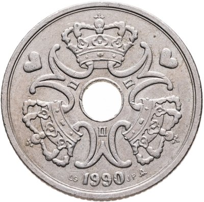 купить Дания 5 крон 1990