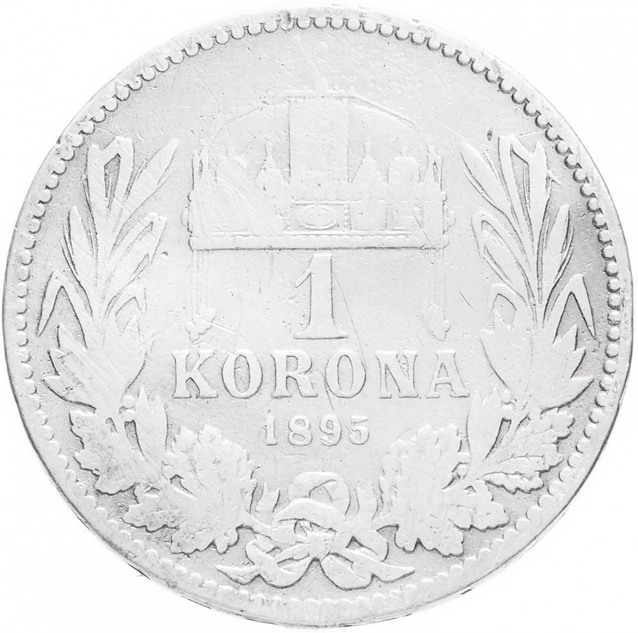 купить Австро-Венгрия 1 крона 1895 (монета для Венгрии)