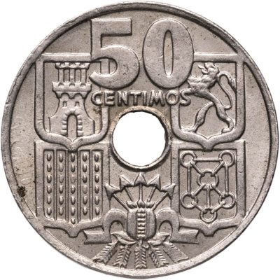 купить Испания 50 сентимо (centimos) 1963 (1964)