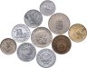 Купить Венгрия набор из 10 монет 10, 20, 50 филеров (filler) и 1, 2, 5, 10 форинтов (forint) 1948-2015