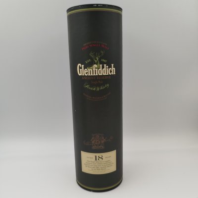 купить Тубус для бутылки "Glenfiddich 18 лет", металл, картон, печать, Шотландия, 2000-2010 гг.