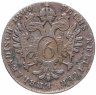 Купить Австрия 6 крейцеров (kreuzer) 1800 E