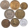Купить Южная Корея полный набор монет для обращения 1966-1982 (8 штук)