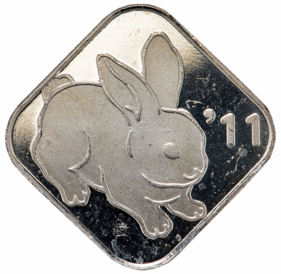 купить Япония жетон 2011 "Год Кролика" (серебро, монетный двор Японии)
