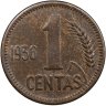Купить Литва 1 цент 1936 [KM#79]