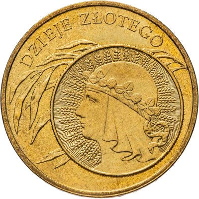 купить Польша 2 злотых (zlote) 2006 "История польского злотого - 10 злотых 1932 года"