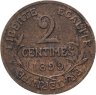 Купить Франция 2 сантима (centimes) 1899