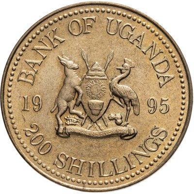 купить Уганда 200 шиллингов (shillings) 1995 50 лет ФАО