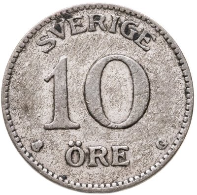 купить Швеция 10 эре (ore) 1934