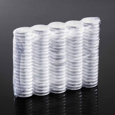 купить Капсулы для монет жетонов фишек на 32 мм 100 штук в упаковке