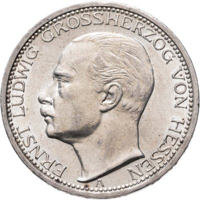 купить Германская Империя, Гессен 3 марки (mark) 1910 А