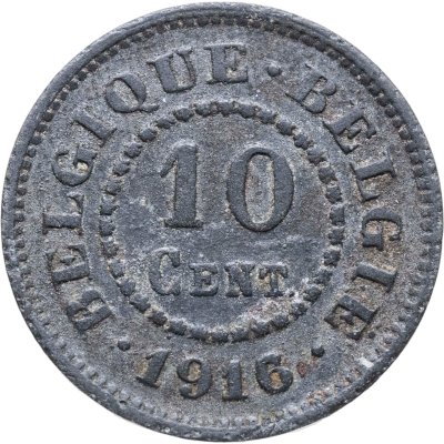 купить Бельгия 10 сантимов (centimes) 1916