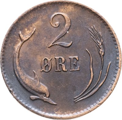 купить Дания 2 эре (ore) 1883