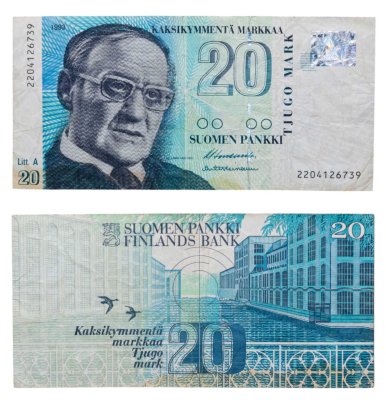 купить Финляндия 20 марок 1993 Литера А
