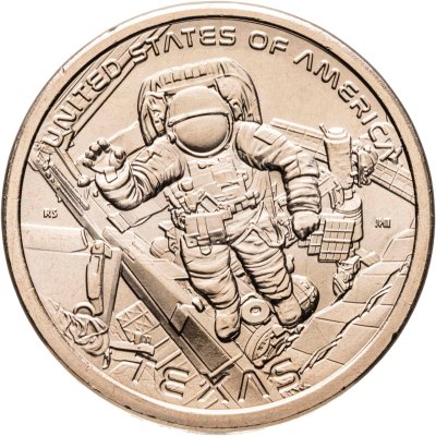 купить США 1 доллар 2025 P Американские инновации - Космический центр имени Линдона Джонсона в Техасе