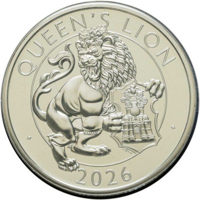 купить Великобритания 5 фунтов 2026 "Звери Эпохи Тюдоров - Королевский Лев" в буклете