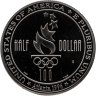 Купить США 1/2 доллара 1996 S "XXVI летние Олимпийские Игры, Атланта 1996 - Футбол"