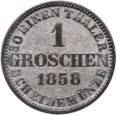 купить Ганновер 1 грош 1858
