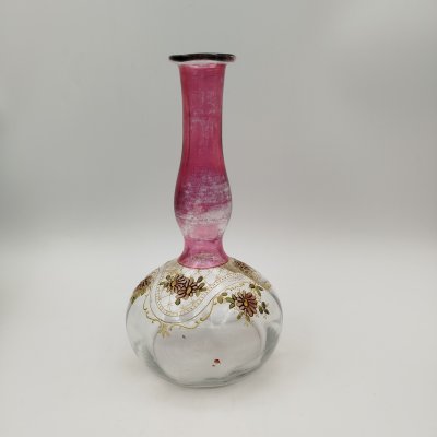 купить Штоф с цветочным декором, стекло, эмаль, роспись, Западная Европа, 1920-1950 гг.