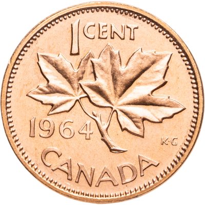 купить Канада 1 цент (cent) 1964