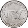 Купить США 50 центов (1/2 доллара) 1952 "Джордж Вашингтон Карвер и Букер Талиафер Вашингтон"