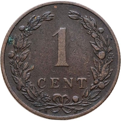купить Нидерланды 1 цент (cent) 1901 KONINKRIJK DER NEDERLANDEN