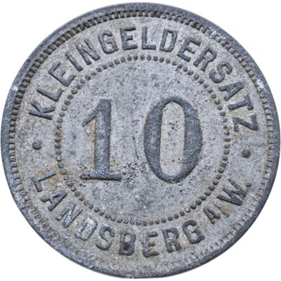 купить Германия (нотгельды) 10 пфеннигов 1917 "Город Ландсберг-ан-дер-Варта"