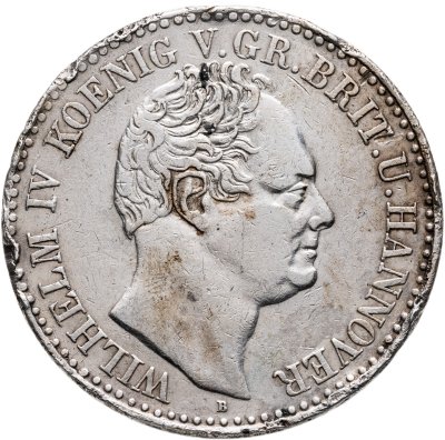 купить Ганновер 1 талер 1836 B, Вильгельм IV