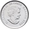 Купить Канада 25 центов (cents) 2009 "XXI зимние Олимпийские Игры, Ванкувер 2010 - Мужской хоккей"