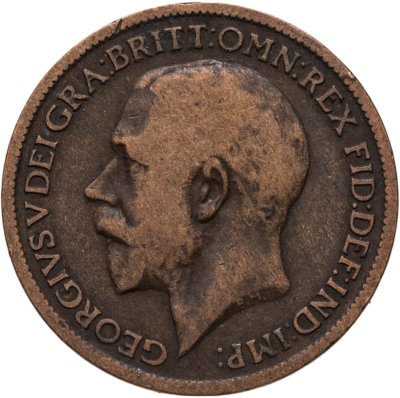 купить Великобритания 1 фартинг (farthing) 1918
