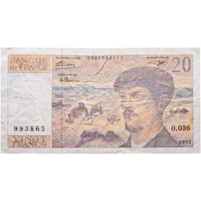 купить Франция 20 франков 1992 (Pick 151)