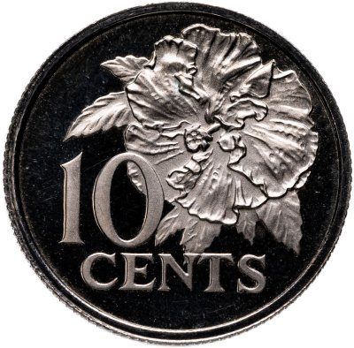 купить Тринидад и Тобаго 10 центов (cents) 1974