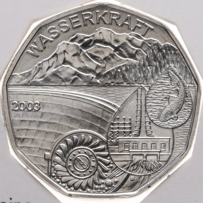 купить Австрия 5 евро (euro) 2003 "Гидроэлектростанция" в буклете